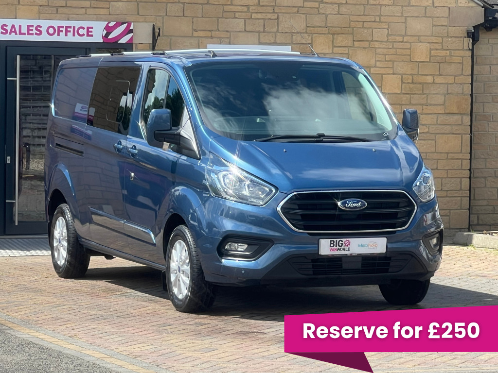 Ford Transit Custom 300 Tdci 170 L2h1 Limited Ecoblue Double Cab 5 Sea Blue