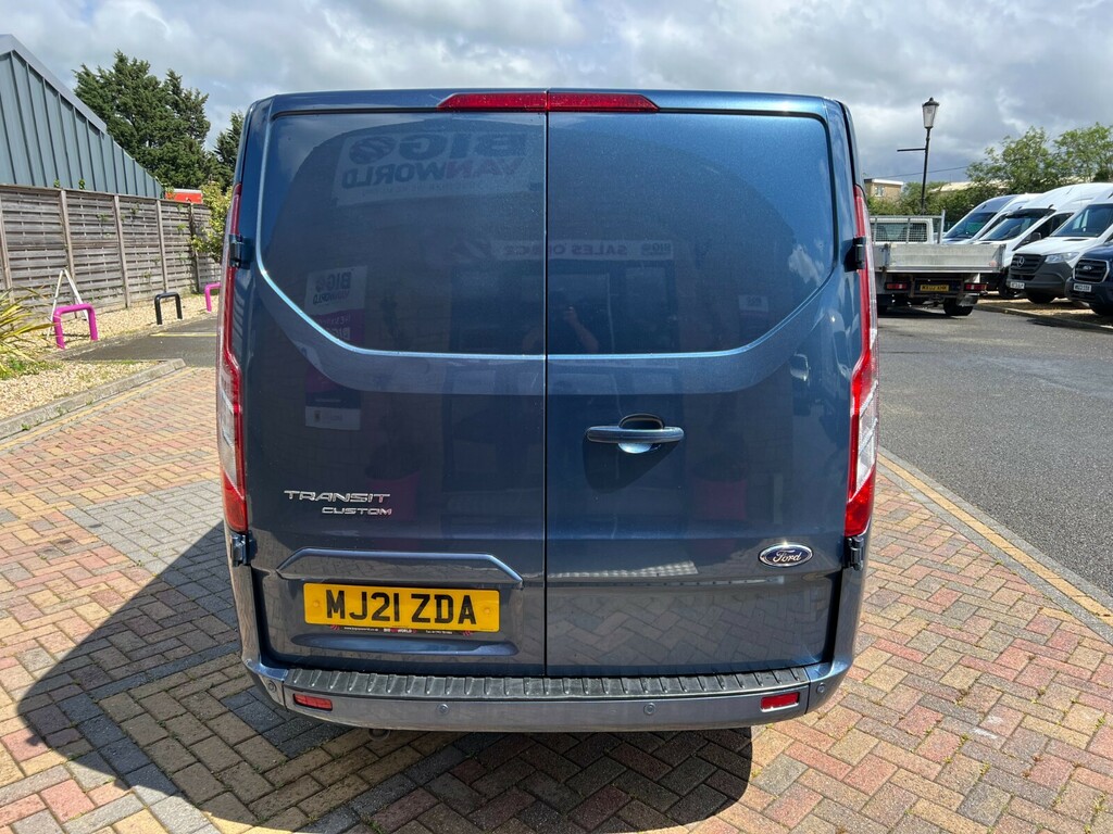 Ford Transit Custom 300 Tdci 170 L2h1 Limited Ecoblue Double Cab 5 Sea MJ21ZDA Blue #4