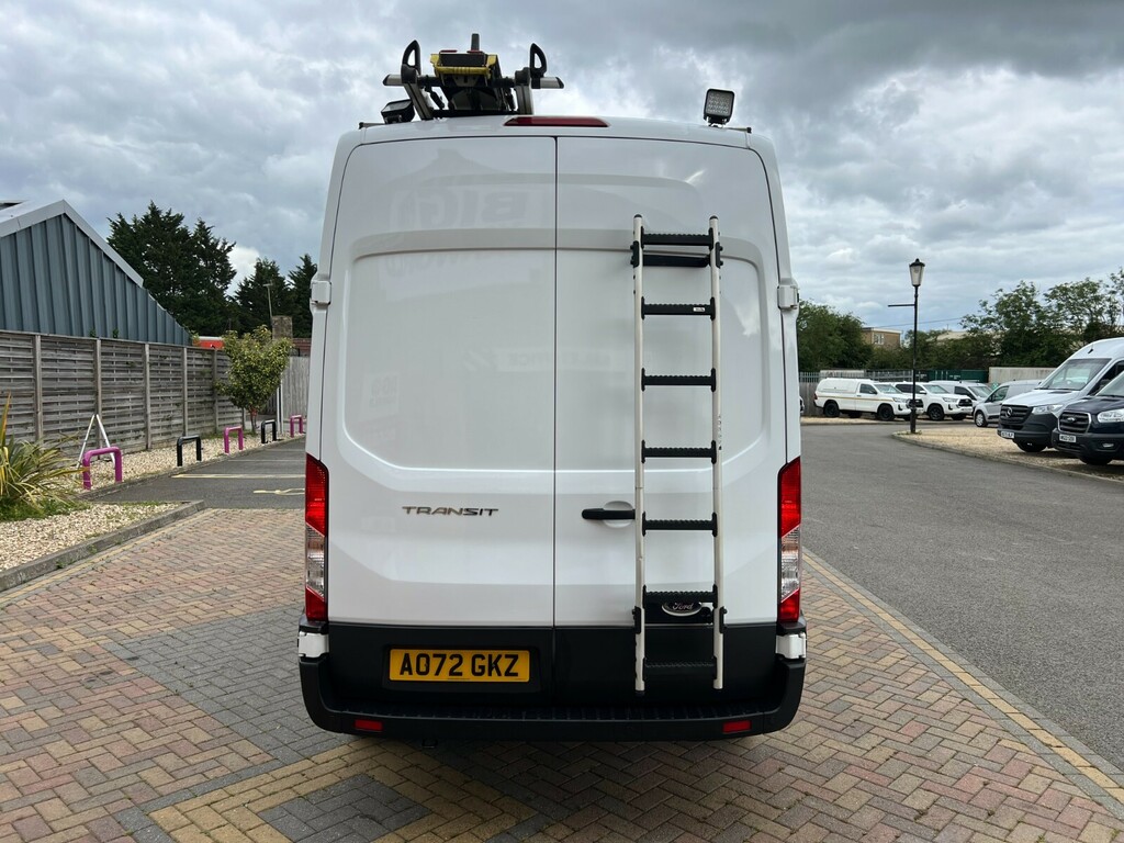 Ford Transit Custom 350 Tdci 130 L3h3 Trend Ecoblue Lwb High Roof Fwd AO72GKZ White #4