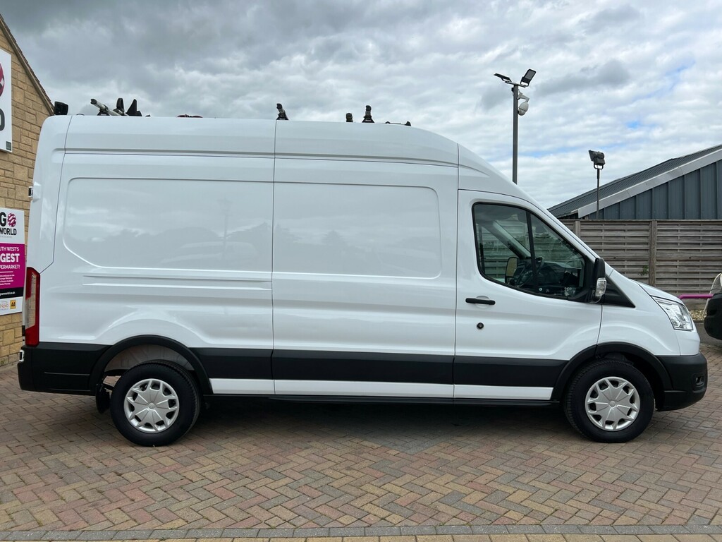 Ford Transit Custom 350 Tdci 130 L3h3 Trend Ecoblue Lwb High Roof Fwd AO72GKZ White #2