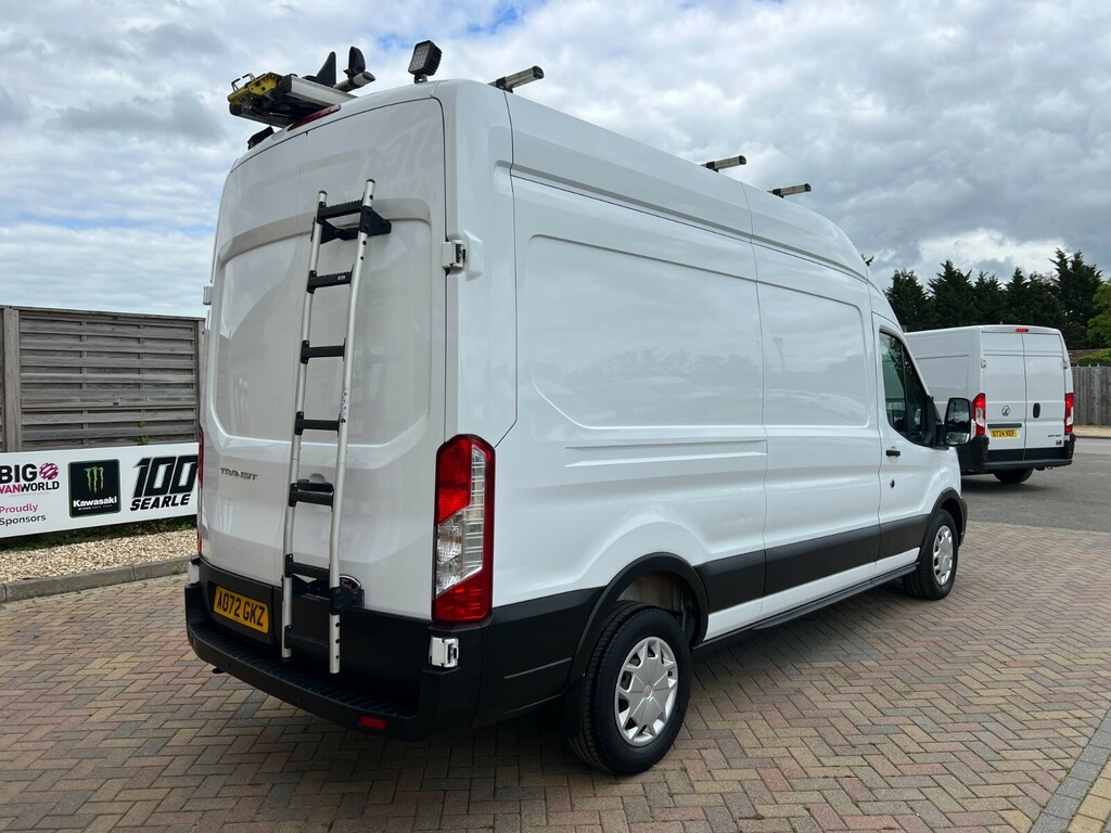 Ford Transit Custom 350 Tdci 130 L3h3 Trend Ecoblue Lwb High Roof Fwd AO72GKZ White #3