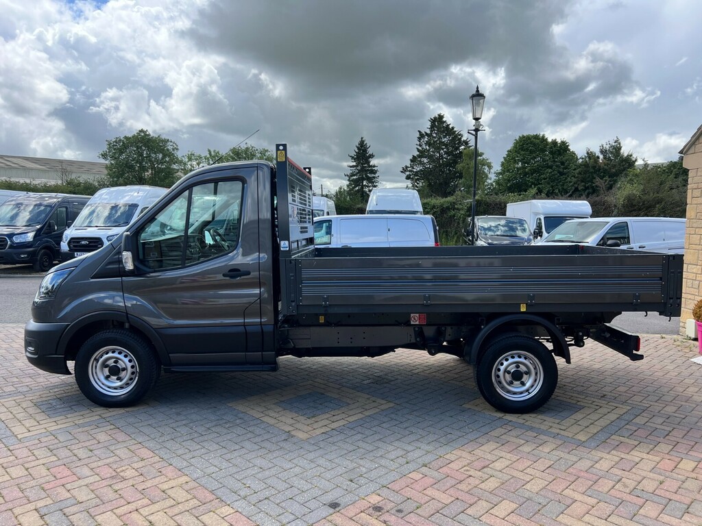 Ford Transit Custom 350 Tdci 130 L2 Leader Ecoblue Mwb Single Cab 10Ft BJ22UKA Grey #6