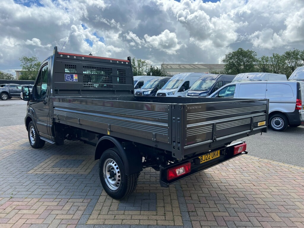 Ford Transit Custom 350 Tdci 130 L2 Leader Ecoblue Mwb Single Cab 10Ft BJ22UKA Grey #5