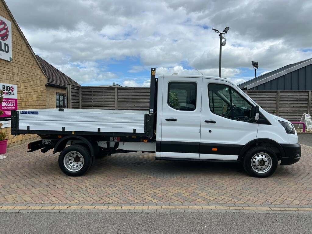 Ford Transit Custom 350 Tdci 130 L3 Leader Ecoblue Lwb 7 Seat Double C BT21YPE White #2