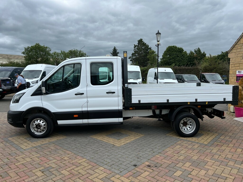 Ford Transit Custom 350 Tdci 130 L3 Leader Ecoblue Lwb 7 Seat Double C BT21YPE White #6