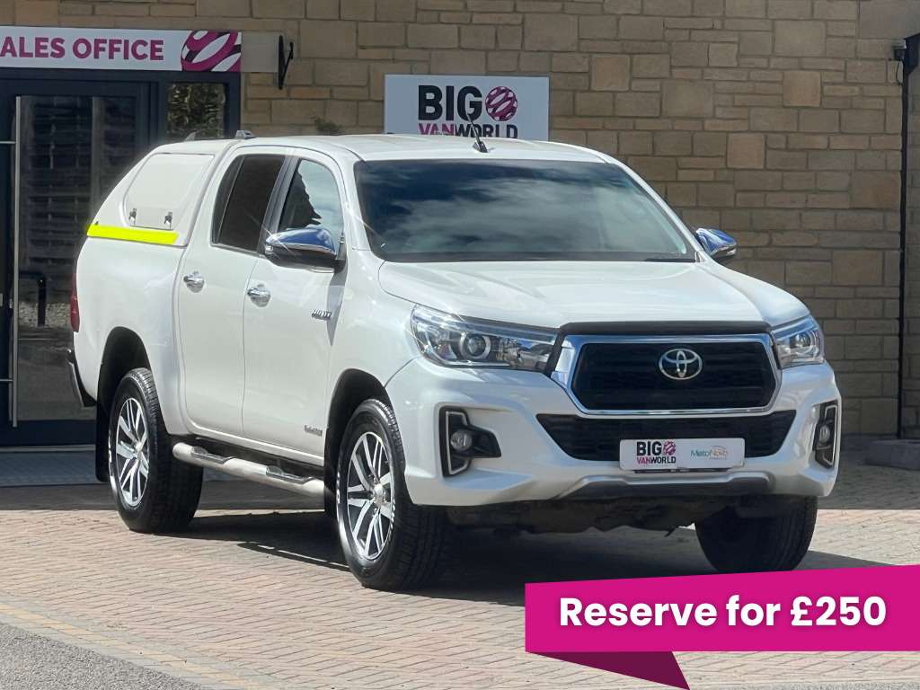 Toyota HILUX D-4d 150 Invincible X 4Wd Double Cab With Truckman WV19NHO White