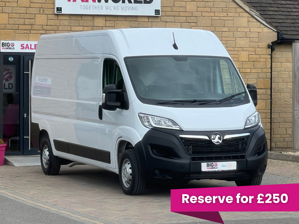 Vauxhall Movano F3500 Turbo D 140 L3h2 Prime Lwb Medium Roof 2308 White