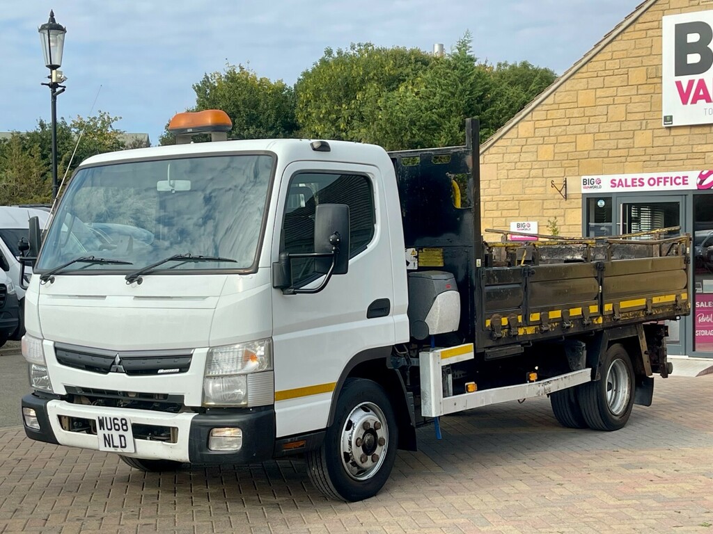 Mitsubishi Fuso Canter 7C15 34 4X2 Day Cab 7.5Tonne Hgv 12Ft Tipper White #4