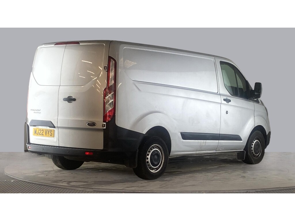 Ford Transit Custom 280 Tdci 130 L1h1 Leader Ecoblue Swb Low Roof Fwd MJ22VYS Silver #3