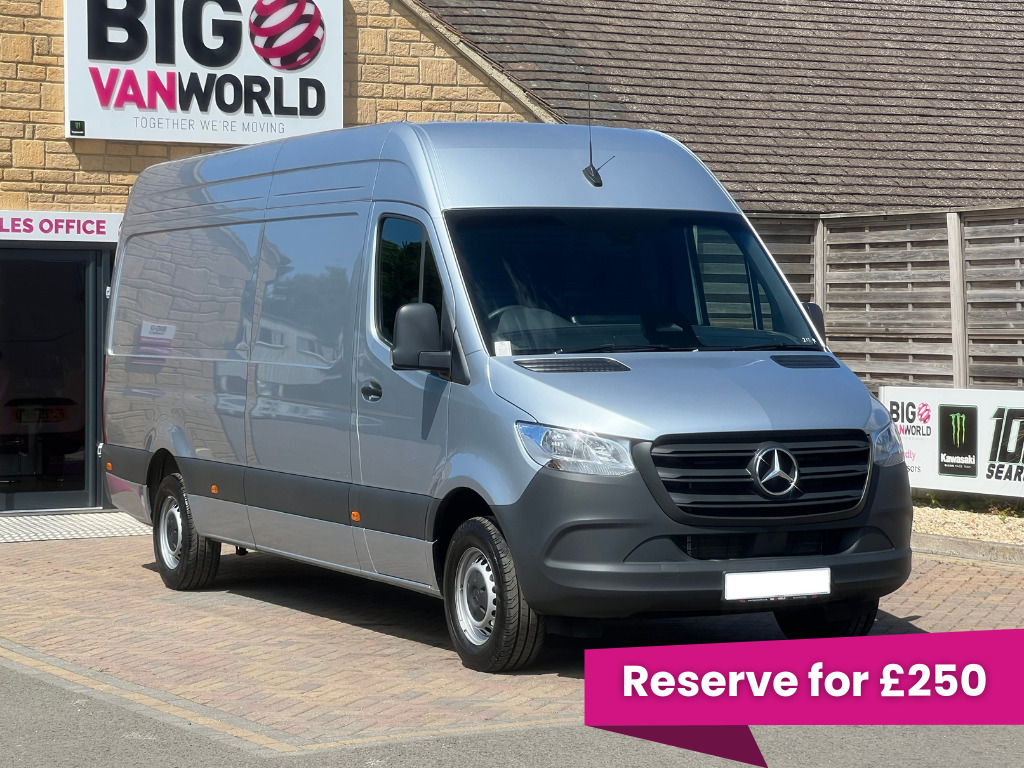 Mercedes-Benz Sprinter 315 Cdi 150 L3h2 Pro 9G-tronic Lwb High Roof Rwd A Silver