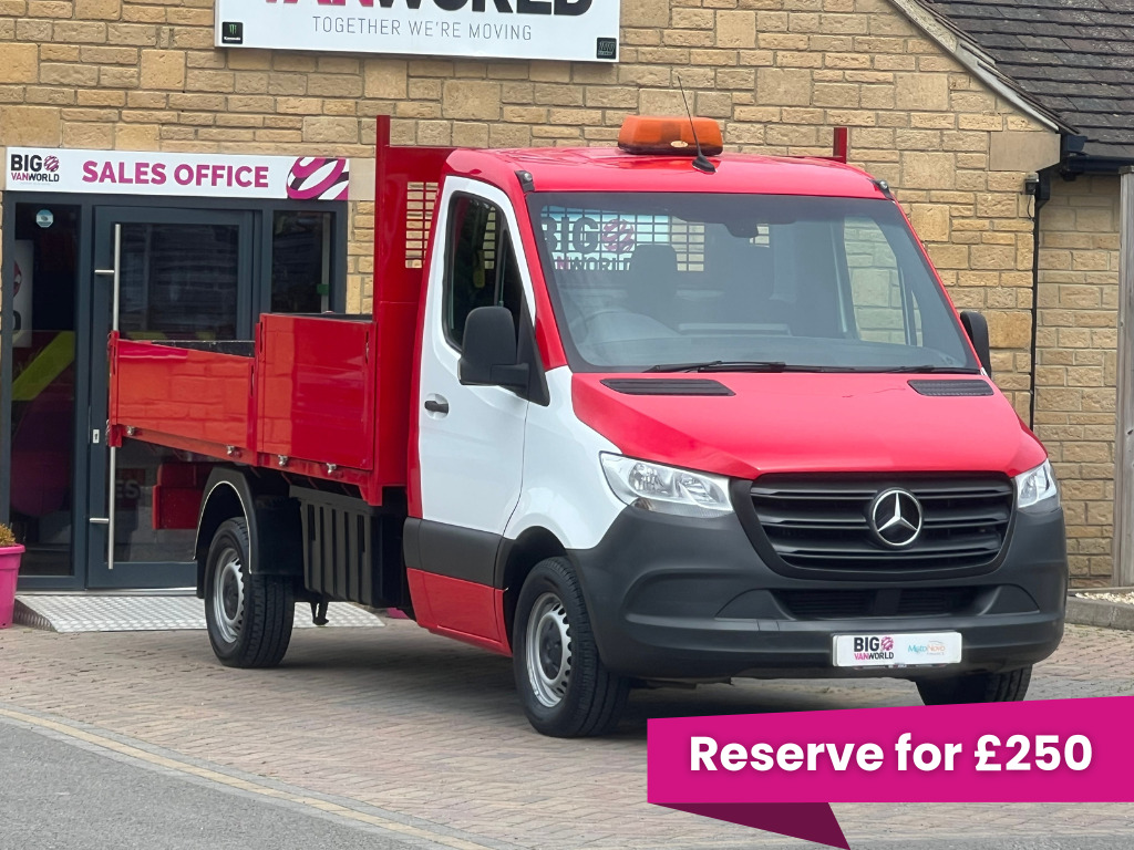Mercedes-Benz Sprinter 314 Cdi 143 L2 Mwb Single Cab Alloy Tipper Rwd 23 White