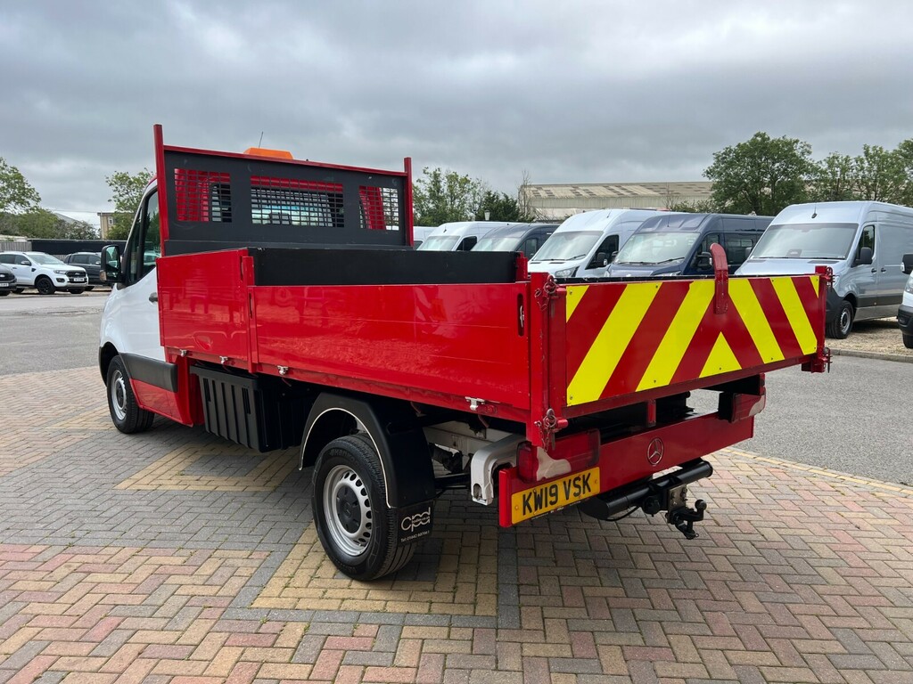 Mercedes-Benz Sprinter 314 Cdi 143 L2 Mwb Single Cab Alloy Tipper Rwd 23 White #5
