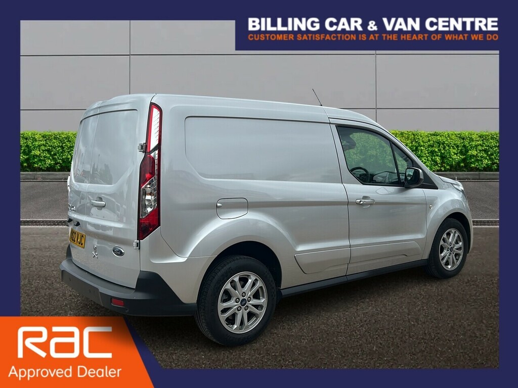 Ford Transit Connect 1.5 240 Ecoblue Limited Panel Van Manua YM22VJC Silver #4