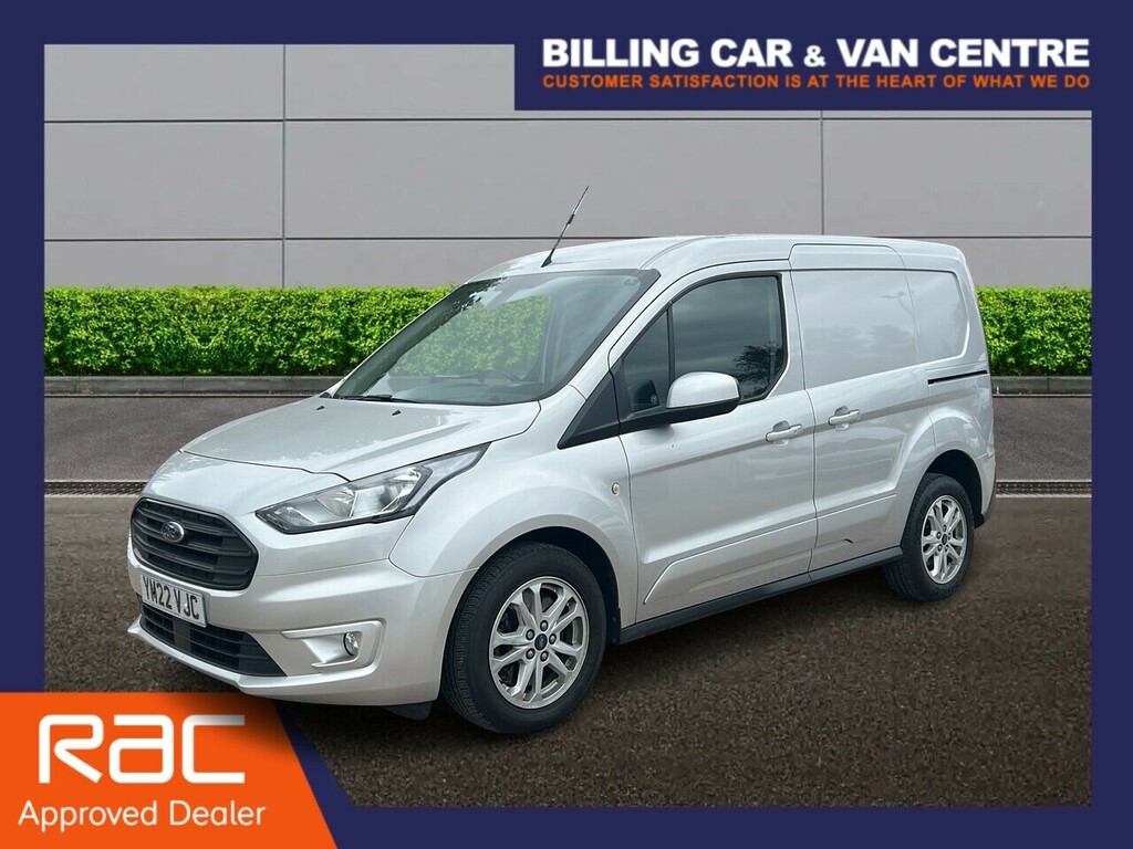Ford Transit Connect 1.5 240 Ecoblue Limited Panel Van Manua YM22VJC Silver #2