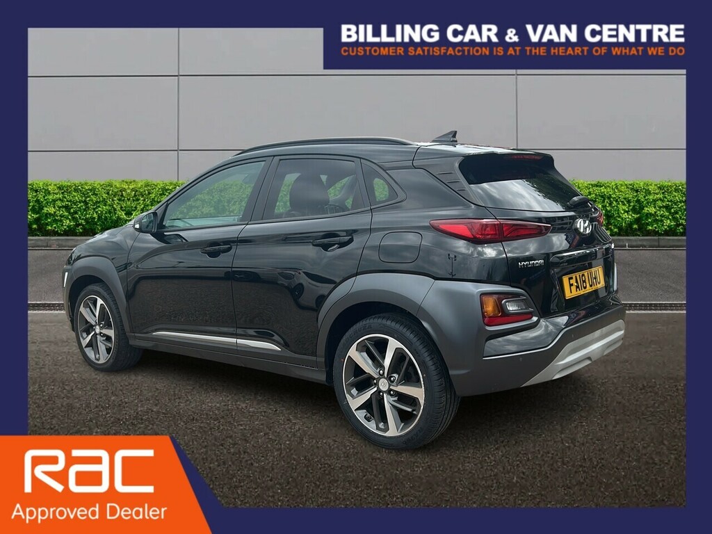 Hyundai Kona 1.0 T-gdi Blue Drive Premium Suv FA18UHU Black #3
