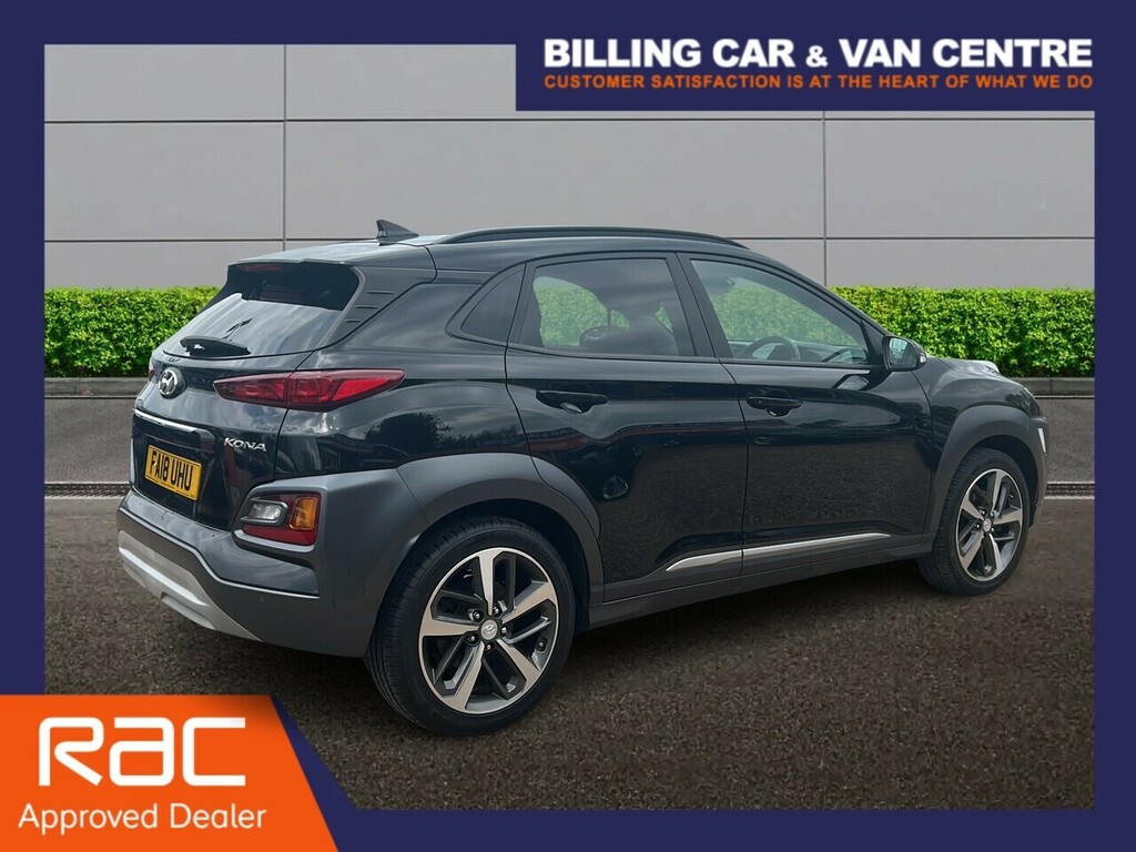 Hyundai Kona 1.0 T-gdi Blue Drive Premium Suv FA18UHU Black #4