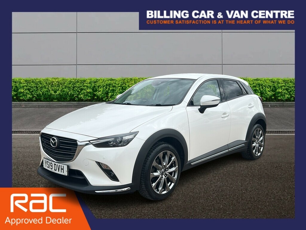 Mazda CX-3 2.0 Skyactiv-g Sport Nav Suv Euro White #2