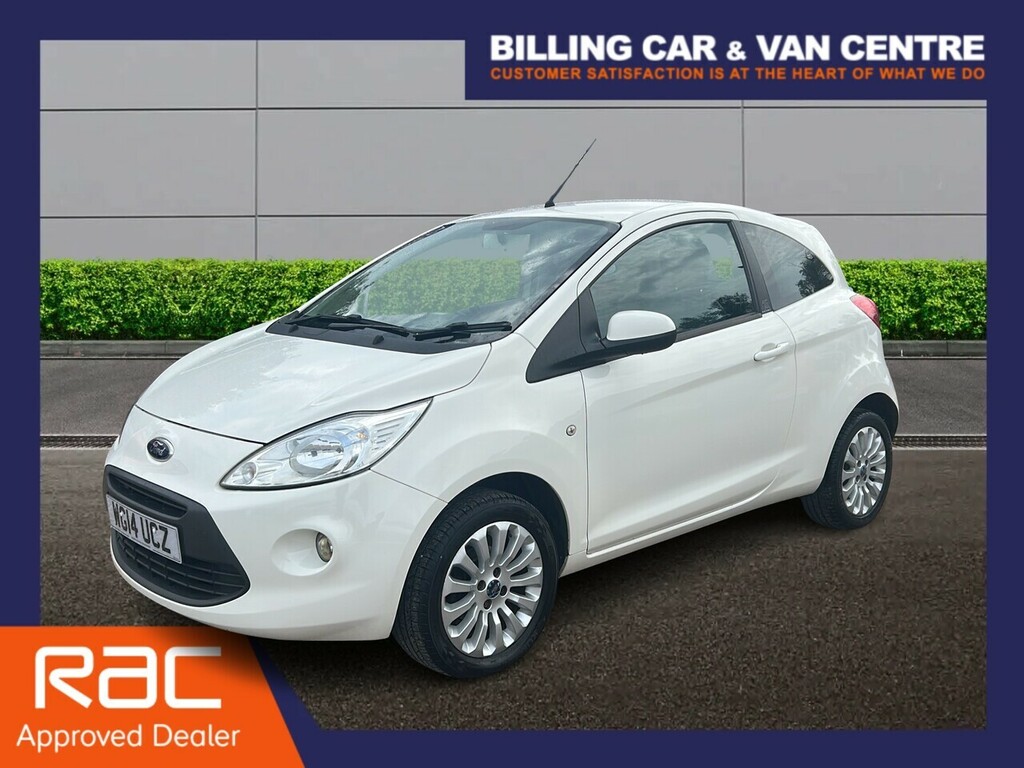 Ford KA 1.2 Zetec Hatchback Euro 6 Ss White #2