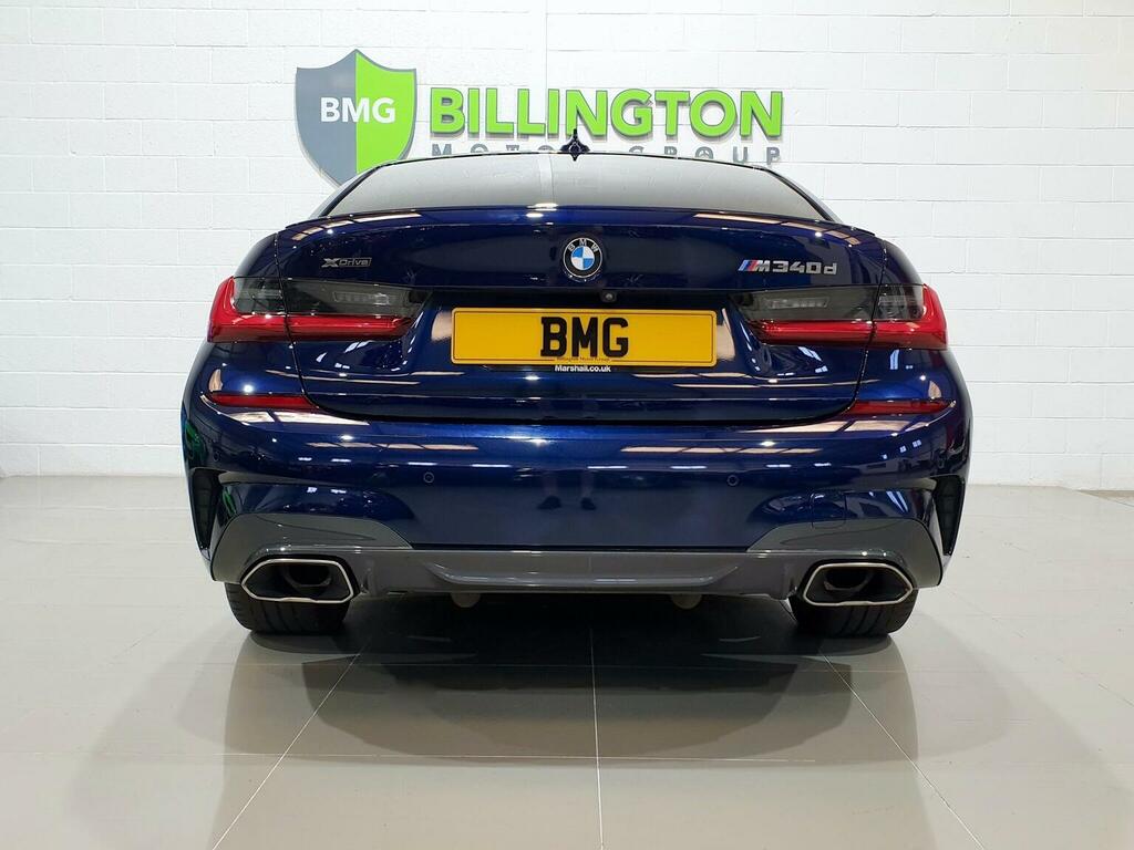 BMW 3 Series Saloon 3.0 M340d Mht Xdrive Euro 6 Ss FX21JWV Blue #6