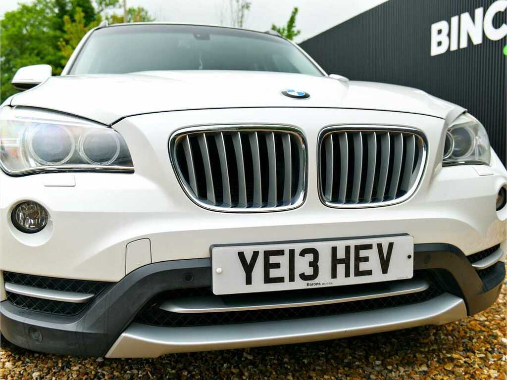 BMW X1 Xdrive25d Xline YE13HEV White #3
