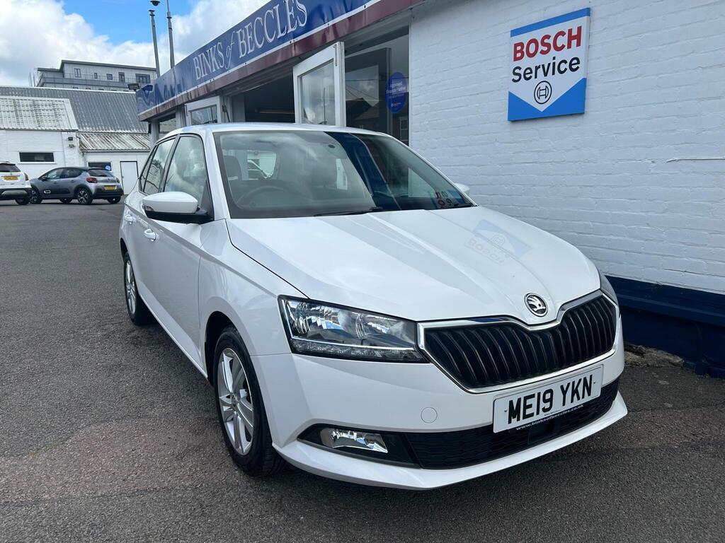 Skoda Fabia 1.0 Se Euro 6 S S ME19YKN White #6