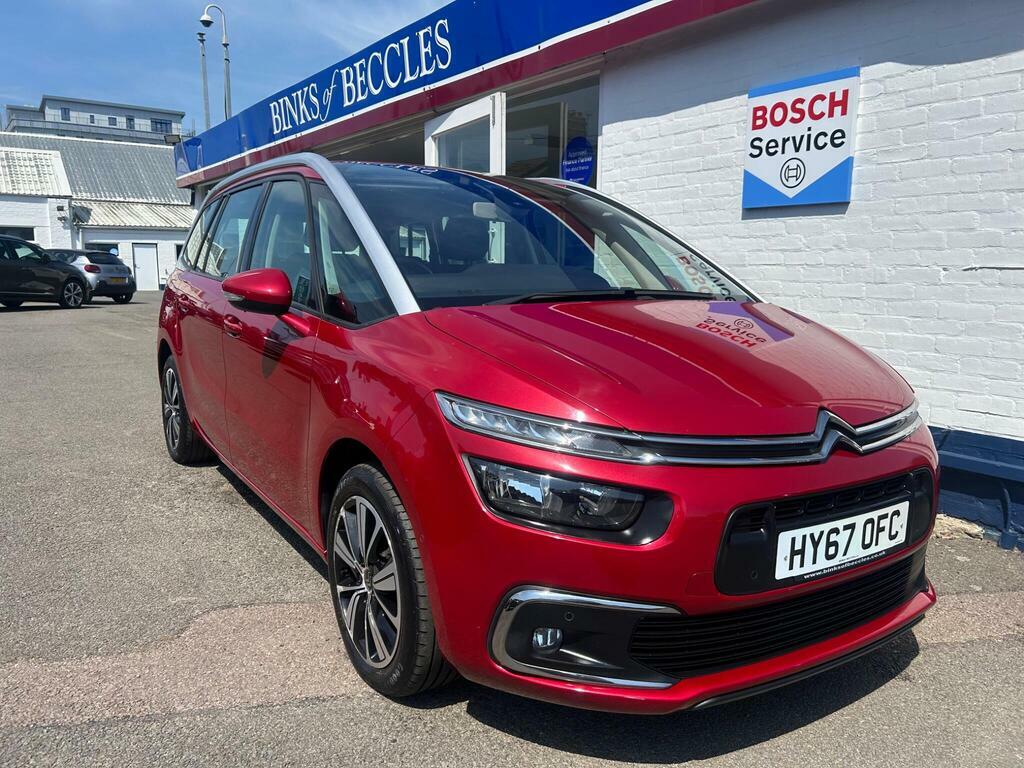 Citroen Grand C4 Picasso 1.6 Bluehdi Feel Euro 6 S S HY67OFC Red #6
