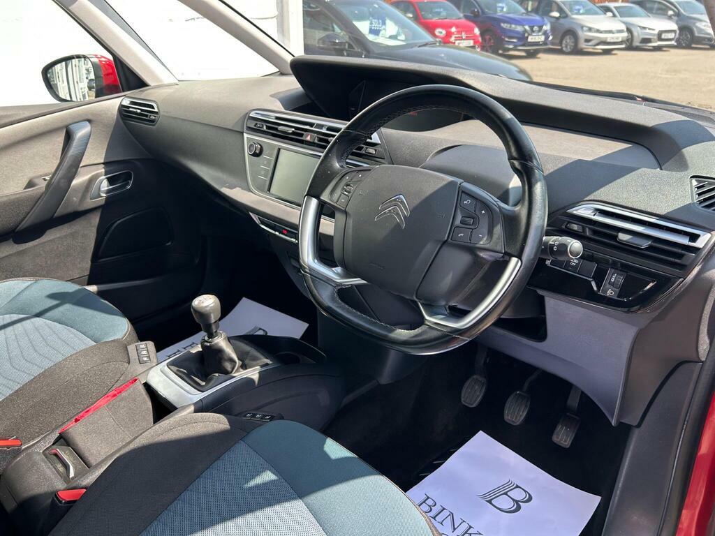 Citroen Grand C4 Picasso 1.6 Bluehdi Feel Euro 6 S S HY67OFC Red #3