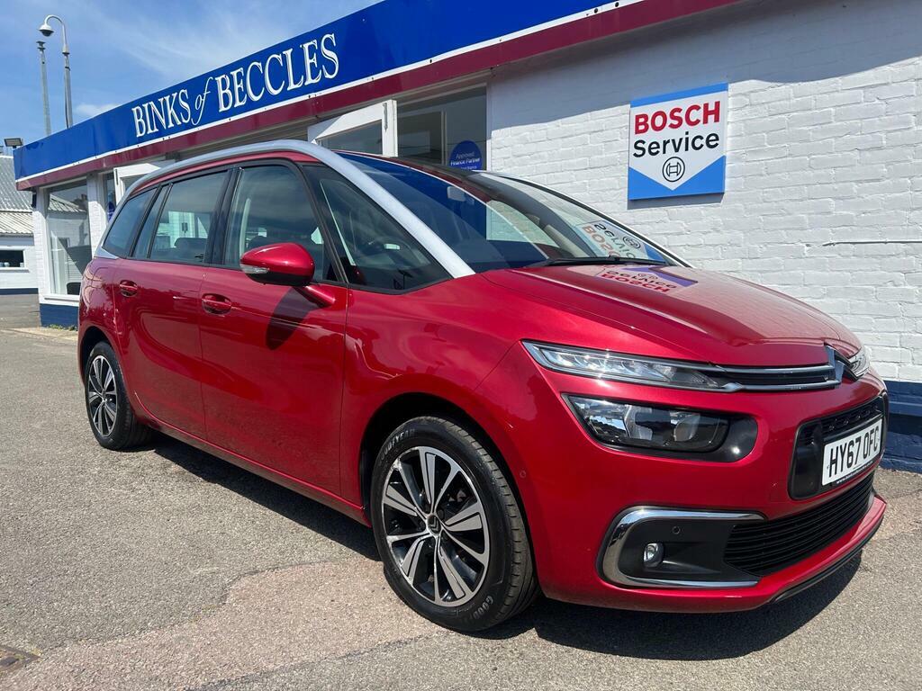Citroen Grand C4 Picasso 1.6 Bluehdi Feel Euro 6 S S Red