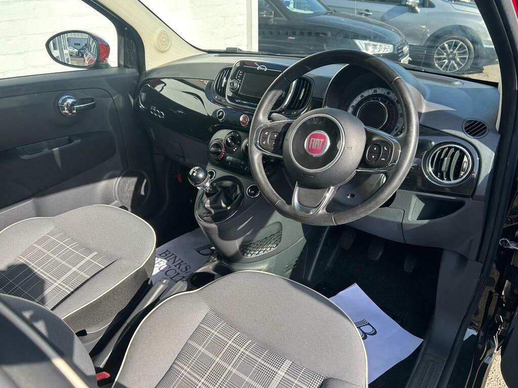 Fiat 500 1.2 Lounge Euro 6 S S Black #3