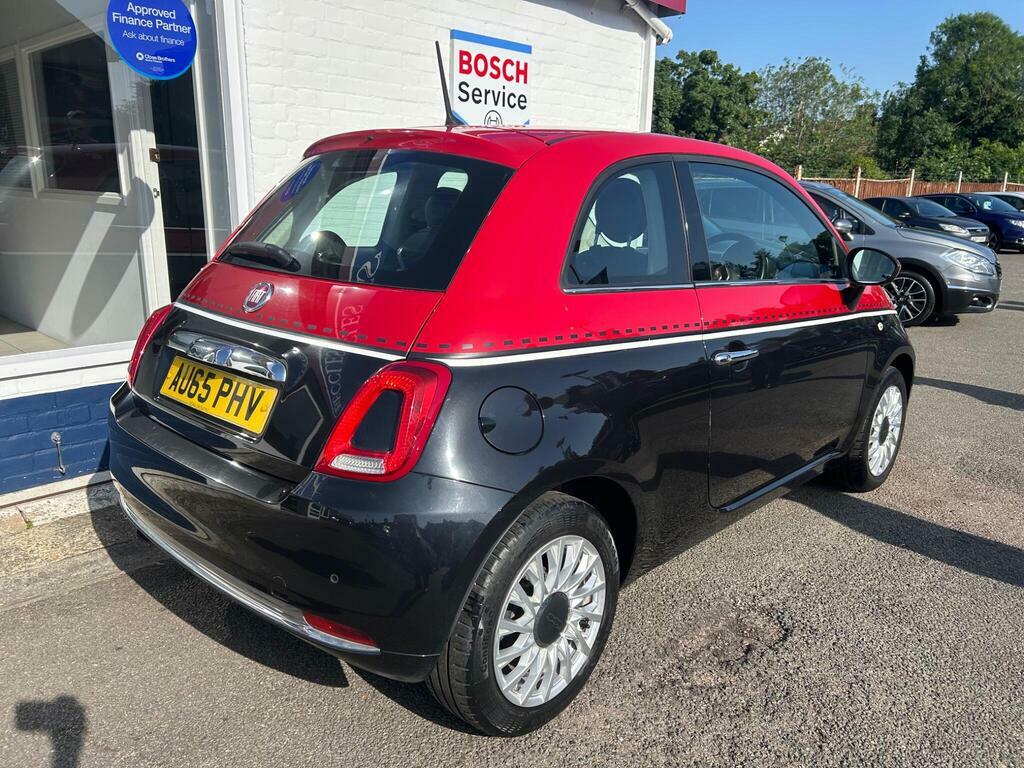 Fiat 500 1.2 Lounge Euro 6 S S Black #4