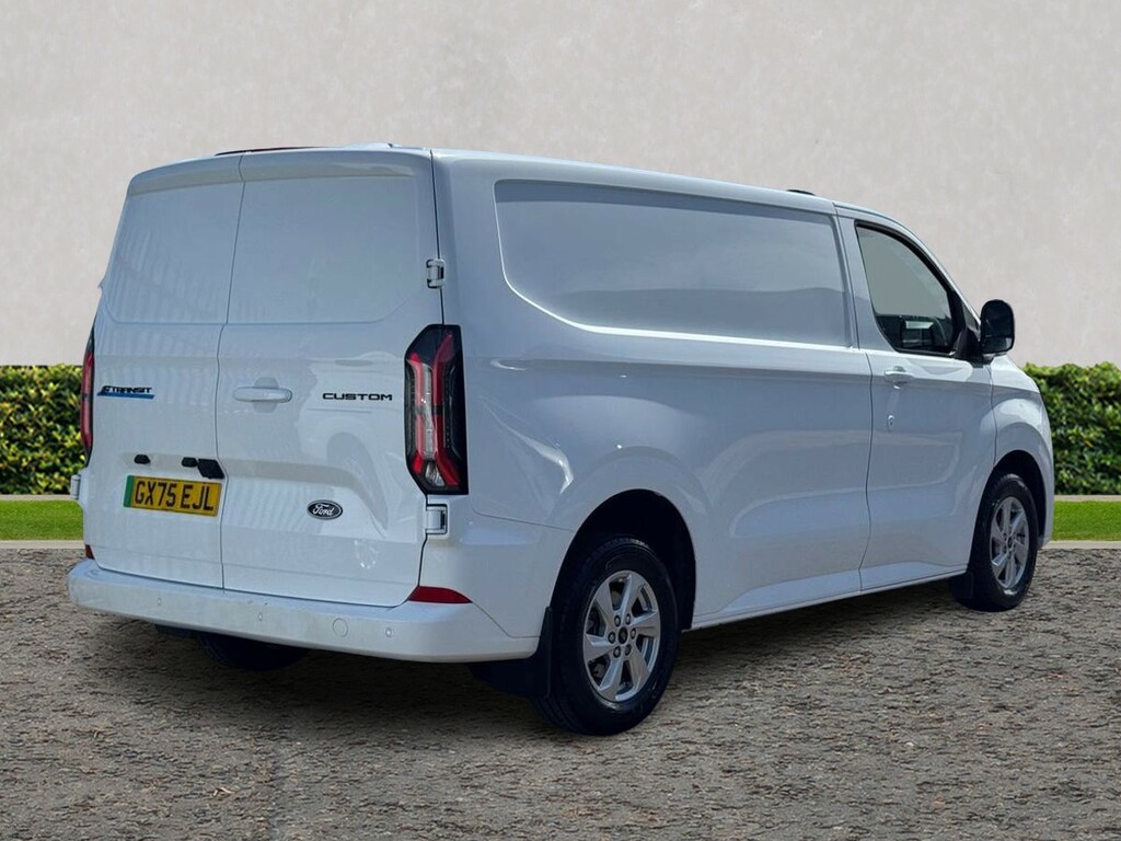 Ford Transit Custom Regular Cargo Van 320 Swb L1 Limited 65Kwh 136Ps R GX75EJL White #3