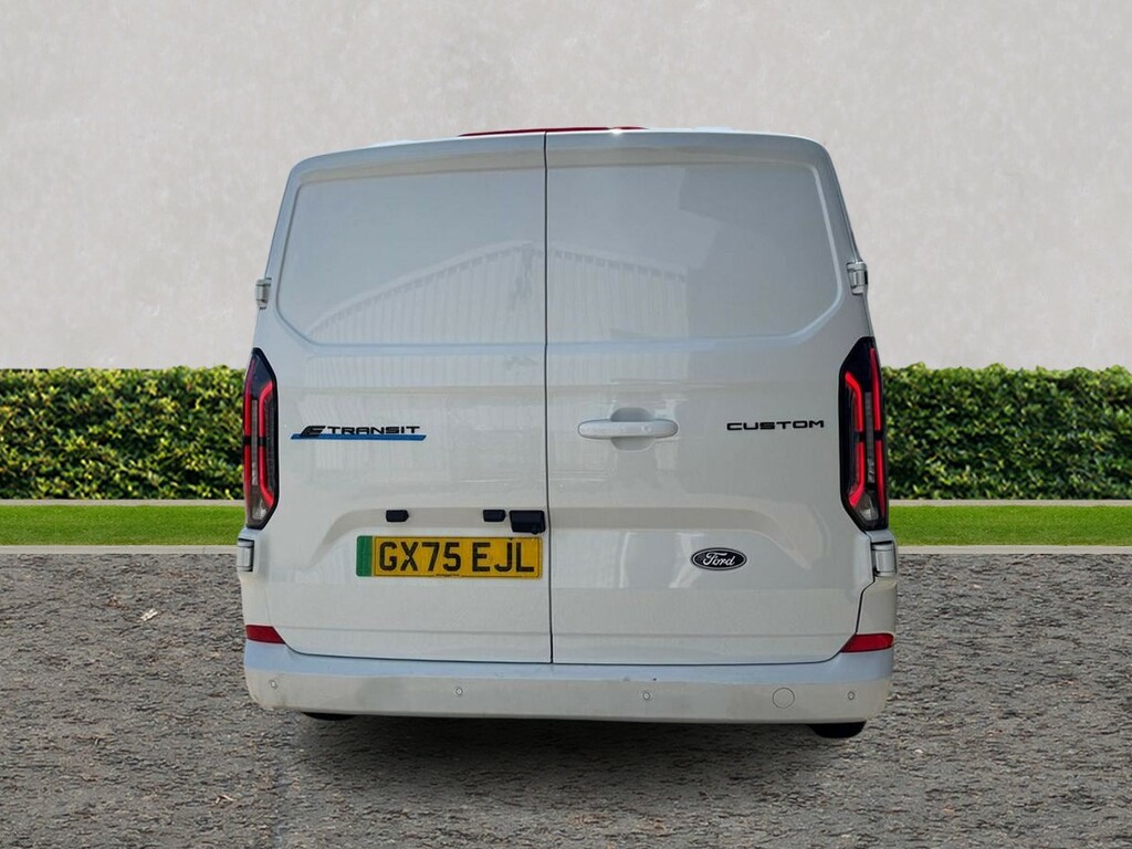 Ford Transit Custom Regular Cargo Van 320 Swb L1 Limited 65Kwh 136Ps R GX75EJL White #4