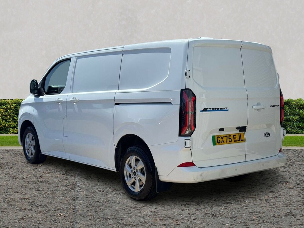 Ford Transit Custom Regular Cargo Van 320 Swb L1 Limited 65Kwh 136Ps R GX75EJL White #5