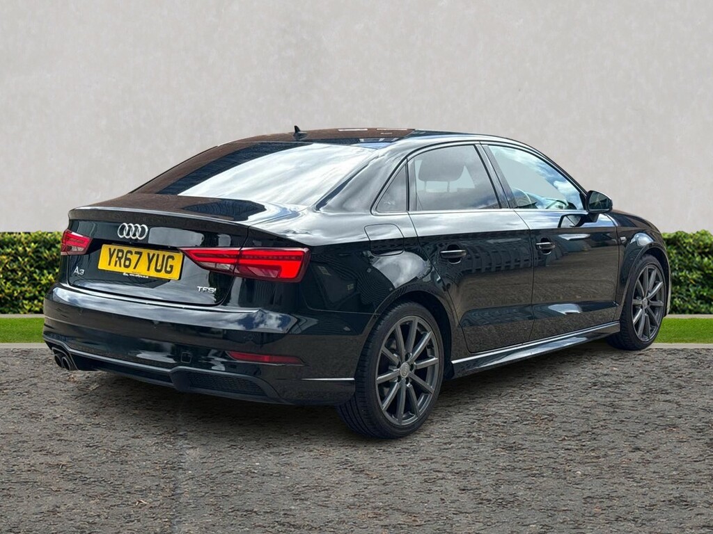Audi A3 1.4 Tfsi Black Edition S Tronic YR67YUG Black #3