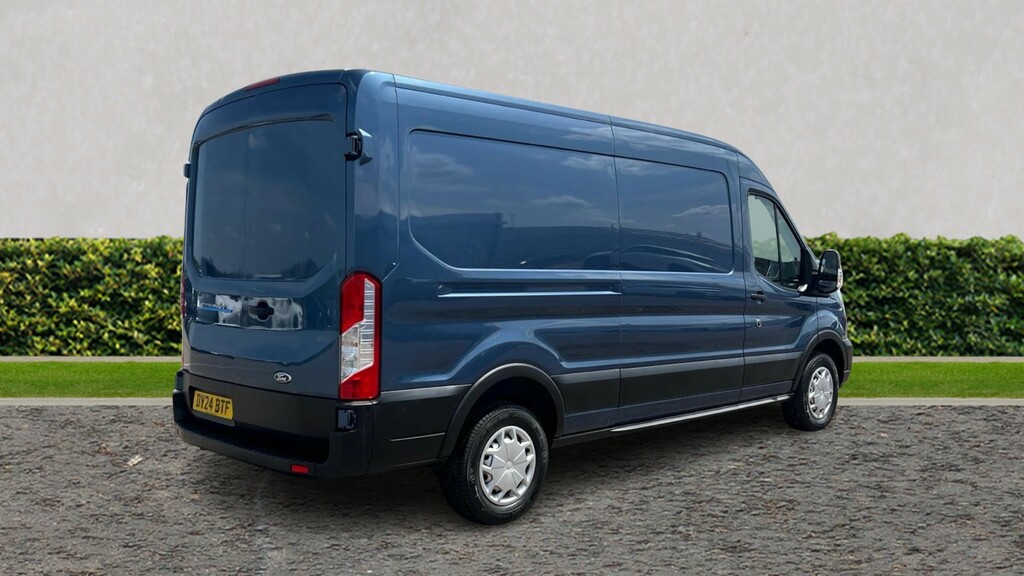 Ford Transit Custom 135Kw 68Kwh H2 Leader Van DY24BTF Blue #3
