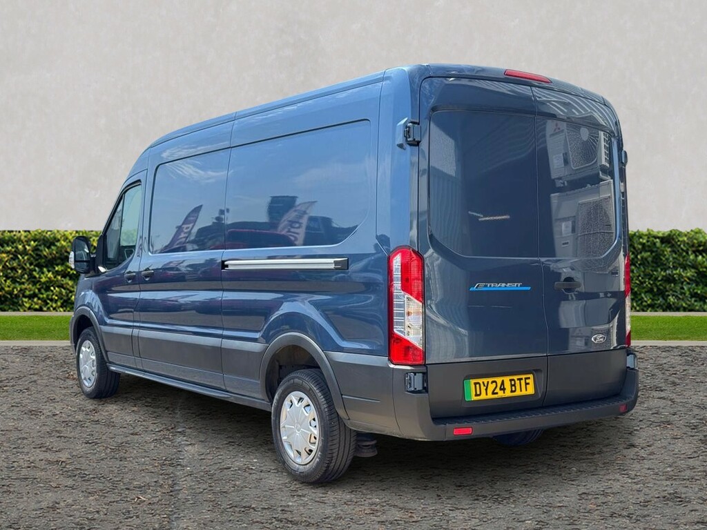 Ford Transit Custom 135Kw 68Kwh H2 Leader Van DY24BTF Blue #5