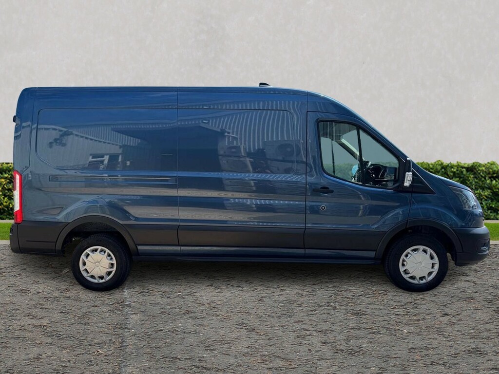 Ford Transit Custom 135Kw 68Kwh H2 Leader Van DY24BTF Blue #2