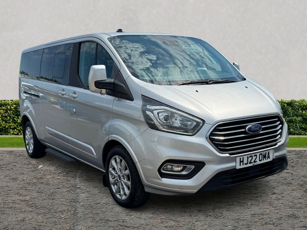 Ford Tourneo Custom 2.0 Ecoblue 130Ps Lr 9 Seater Titanium HJ22OMA Silver