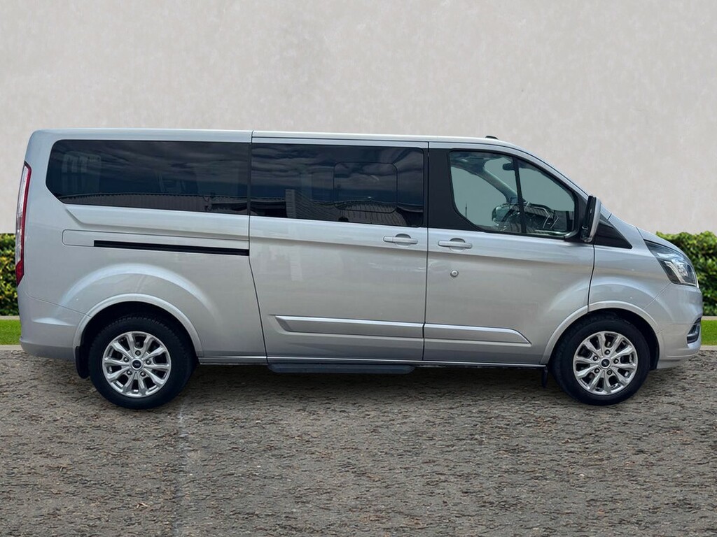 Ford Tourneo Custom 2.0 Ecoblue 130Ps Lr 9 Seater Titanium HJ22OMA Silver #2
