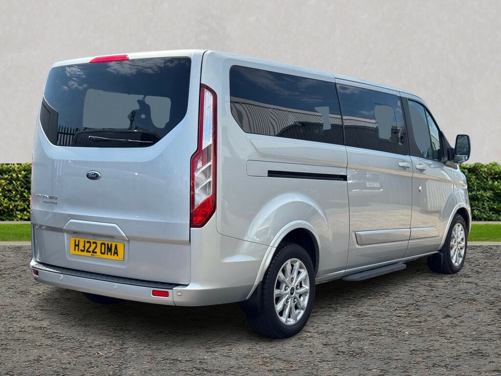 Ford Tourneo Custom 2.0 Ecoblue 130Ps Lr 9 Seater Titanium HJ22OMA Silver #3