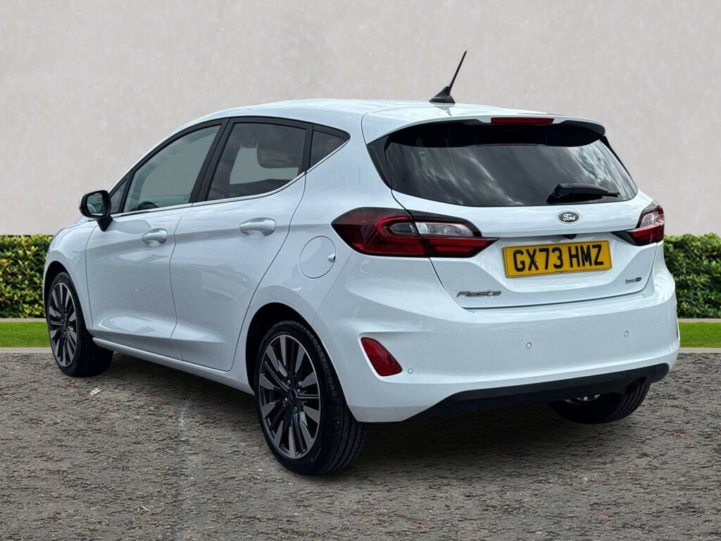 Ford Fiesta 1.0 Ecoboost Titanium X GX73HMZ White #5