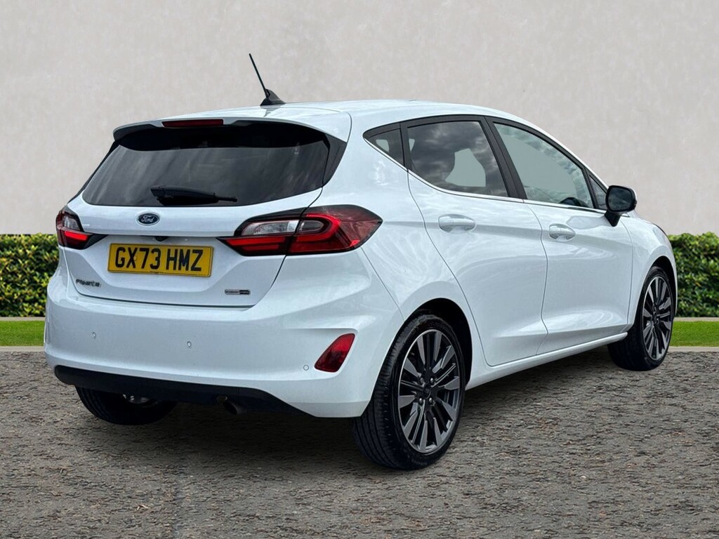 Ford Fiesta 1.0 Ecoboost Titanium X GX73HMZ White #3