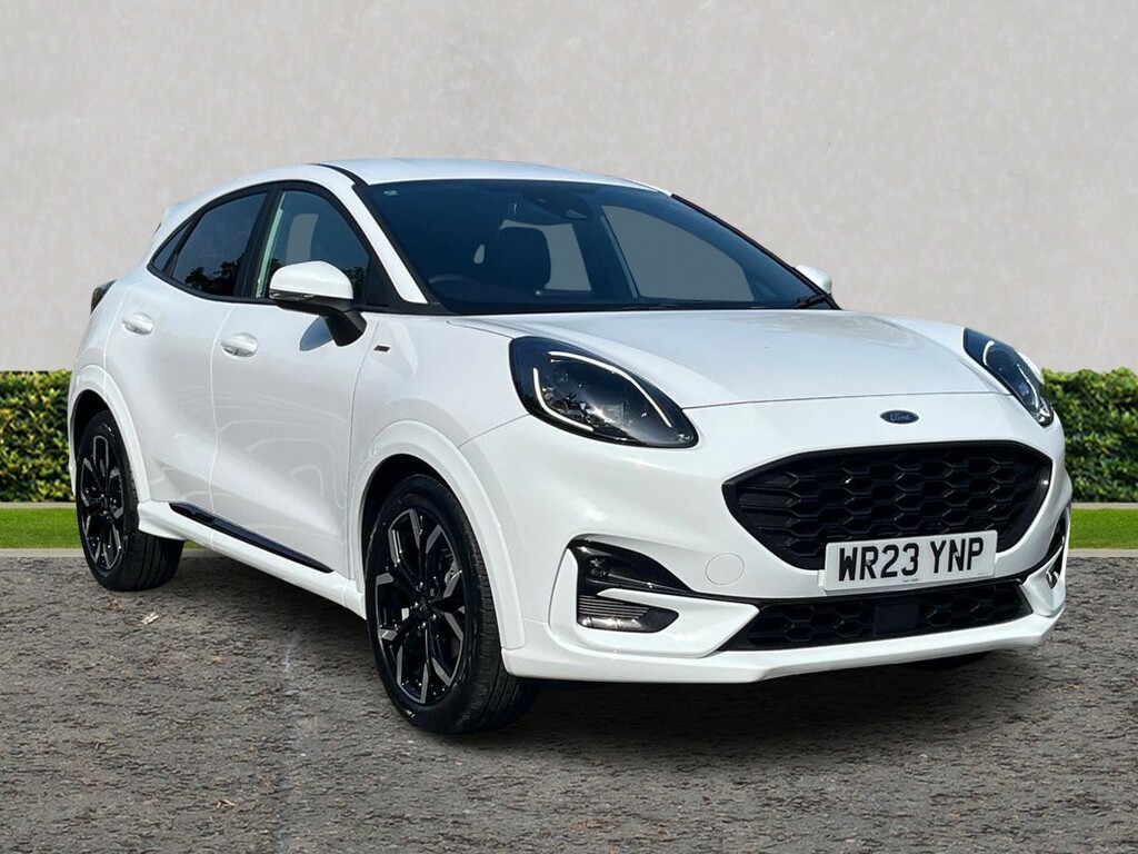 Ford Puma 1.0 Ecoboost Hybrid Mhev 155 St-line X WR23YNP White