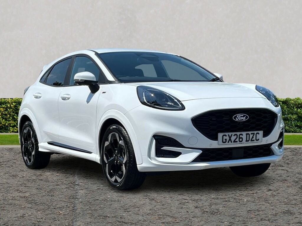 Ford Puma 1.0 Ecoboost Hbd Mhev 125 St-line X White