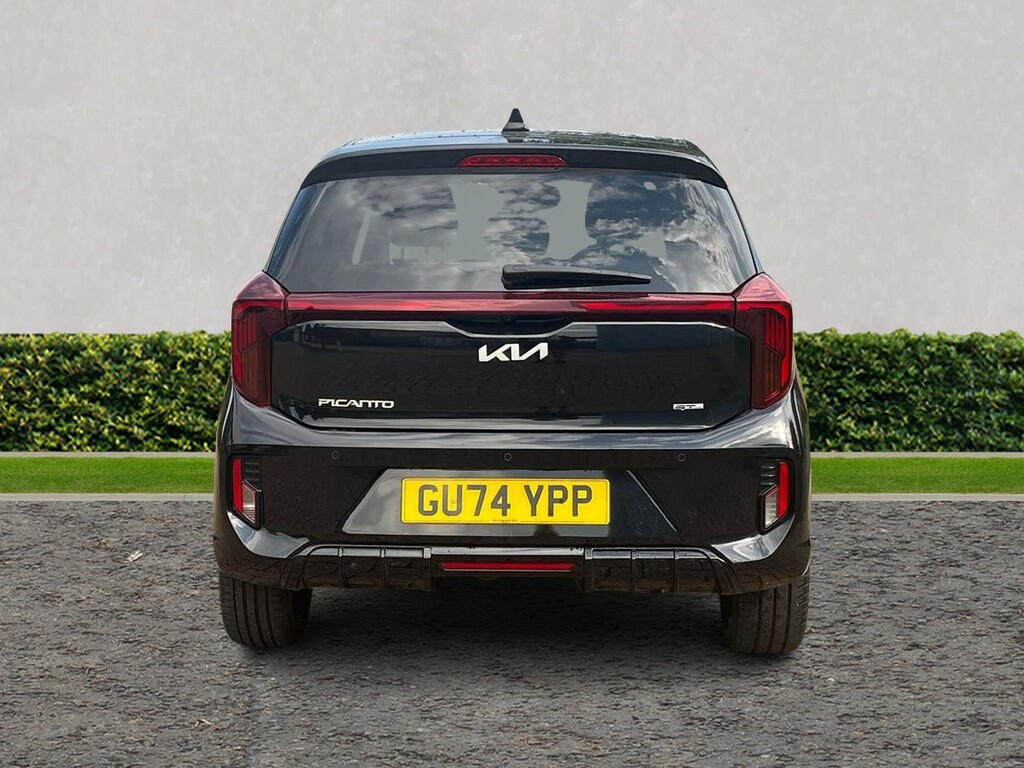 Kia Picanto 1.2 Gt-line S GU74YPP Black #4
