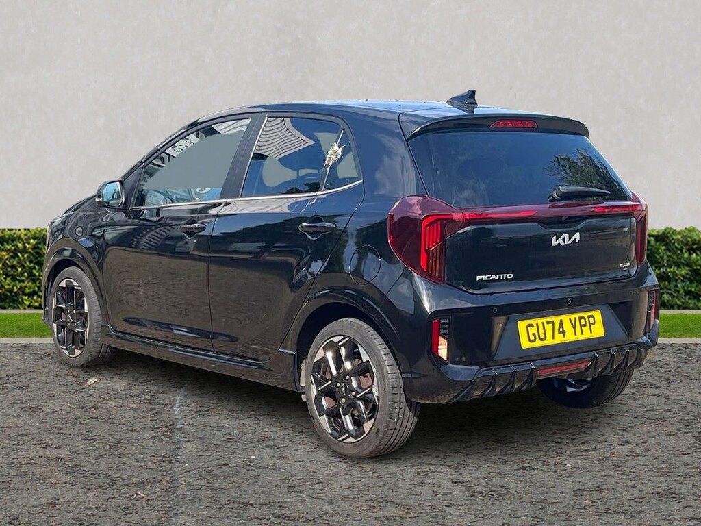 Kia Picanto 1.2 Gt-line S GU74YPP Black #5