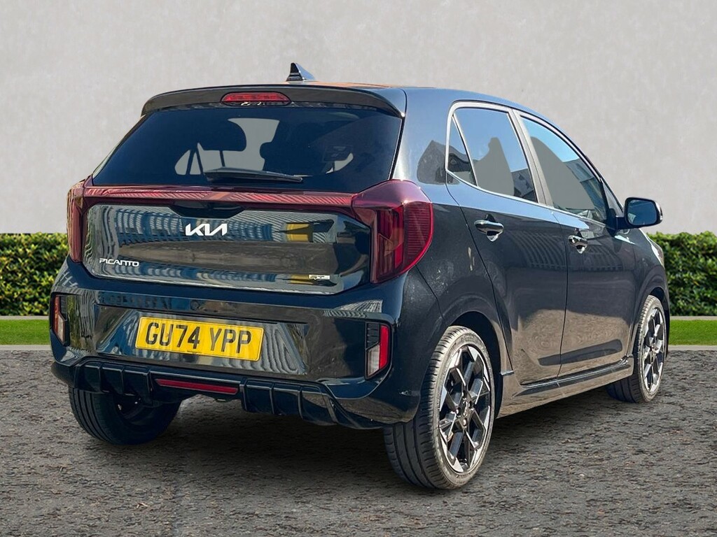 Kia Picanto 1.2 Gt-line S GU74YPP Black #3