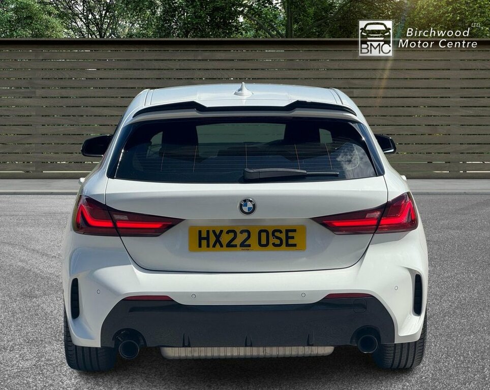 BMW 1 Series Hatchback HX22OSE White #6