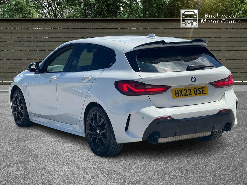 BMW 1 Series Hatchback HX22OSE White #5