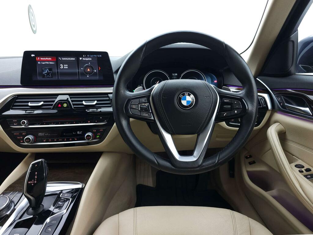 BMW 5 Series Se Blue #3